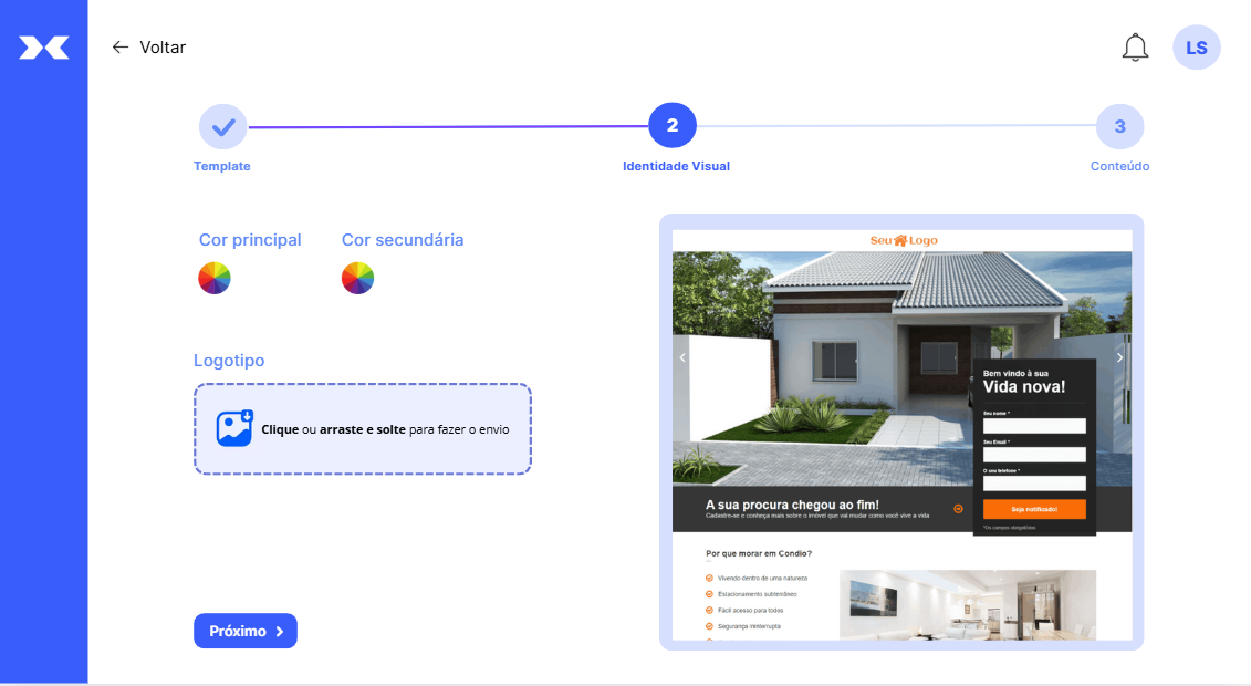 Landing Page Imobiliária